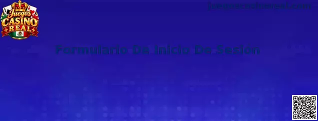 Referencia visual del formulario de inicio de sesión y sus campos para acceder a una plataforma de juegos