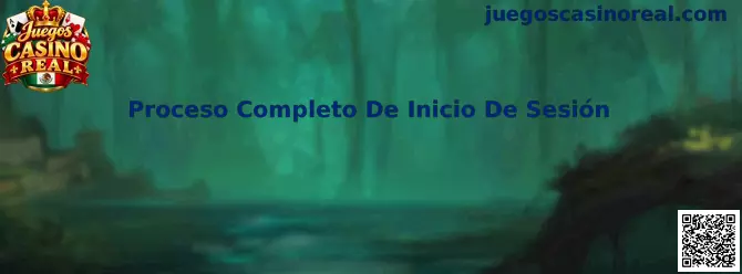 Guía visual del proceso completo de inicio de sesión en Juegos Casino Real