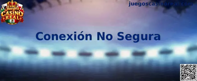 Imagen informativa sobre la advertencia Conexión No Segura y la protección de datos al navegar por sitios de juegos