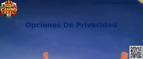Opciones De Privacidad en Juegos Casino Real
