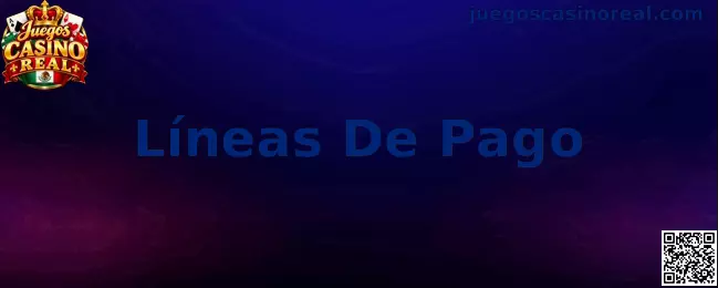 Ilustración de líneas de pago y trayectorias de símbolos en los carretes de una tragamonedas digital