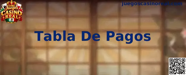 Guía visual para consultar una tabla de pagos de juegos de casino